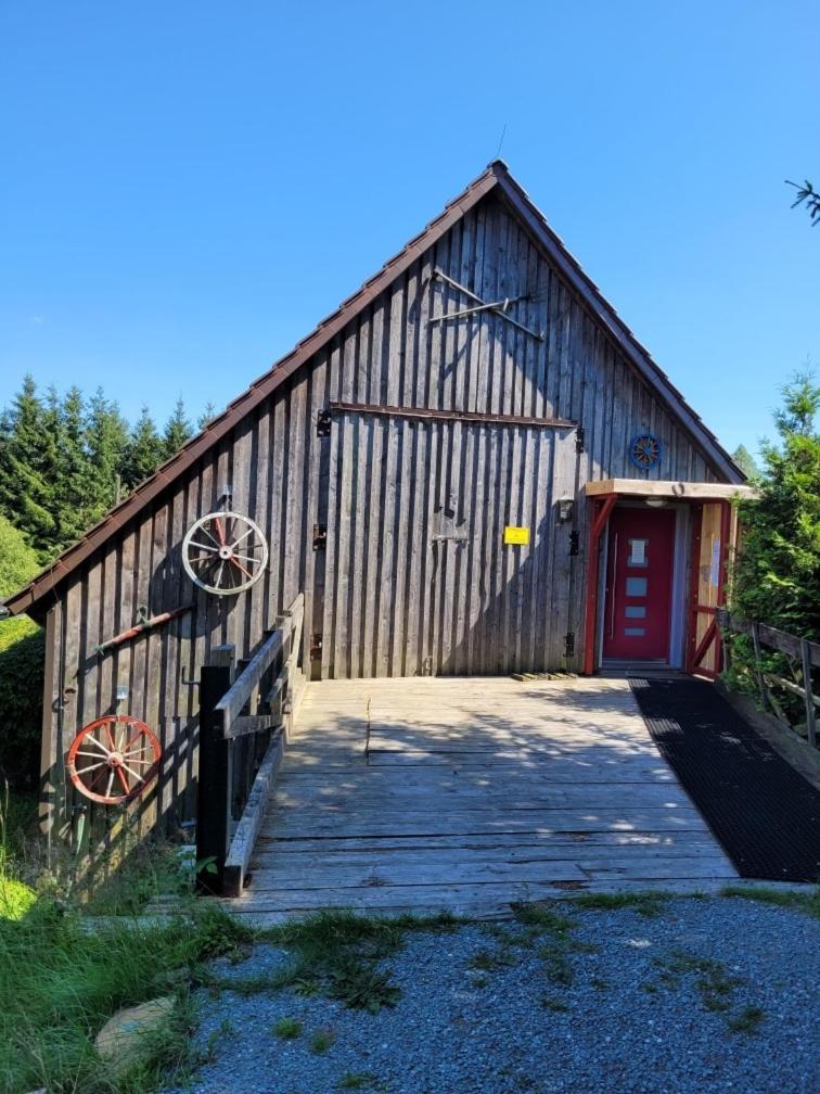 Rennsteigscheune Steinbach am Wald Экстерьер фото
